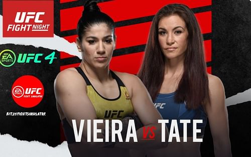 Ketlen Vieira faces off with Miesha Tate in this weekend's UFC main event