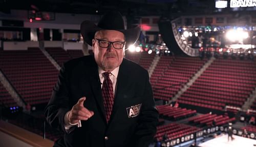 The legendary announcer Jim Ross in AEW