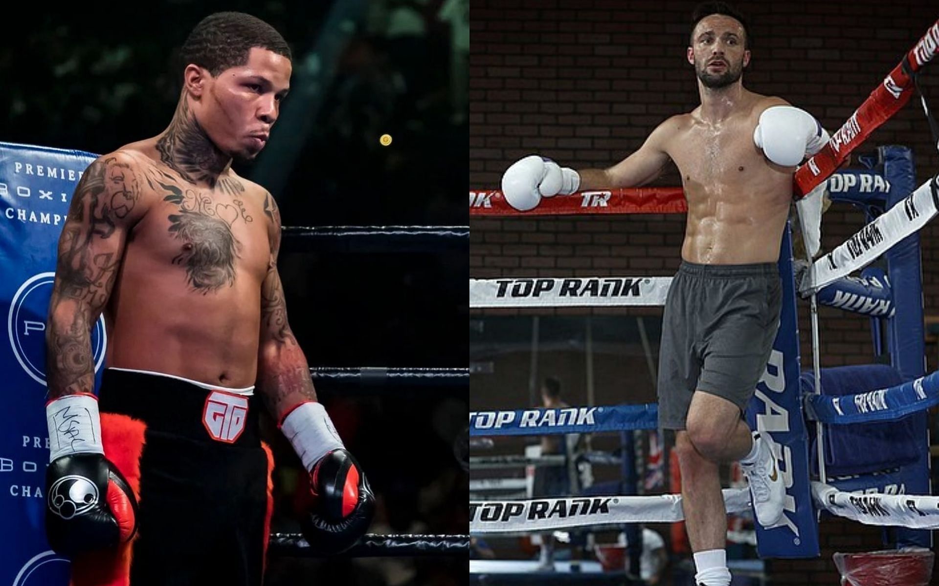 Gervonta Davis (left) and Josh Taylor (right) [Image Courtesy: @gervontaa and @joshtaylorbox1 on Instagram]