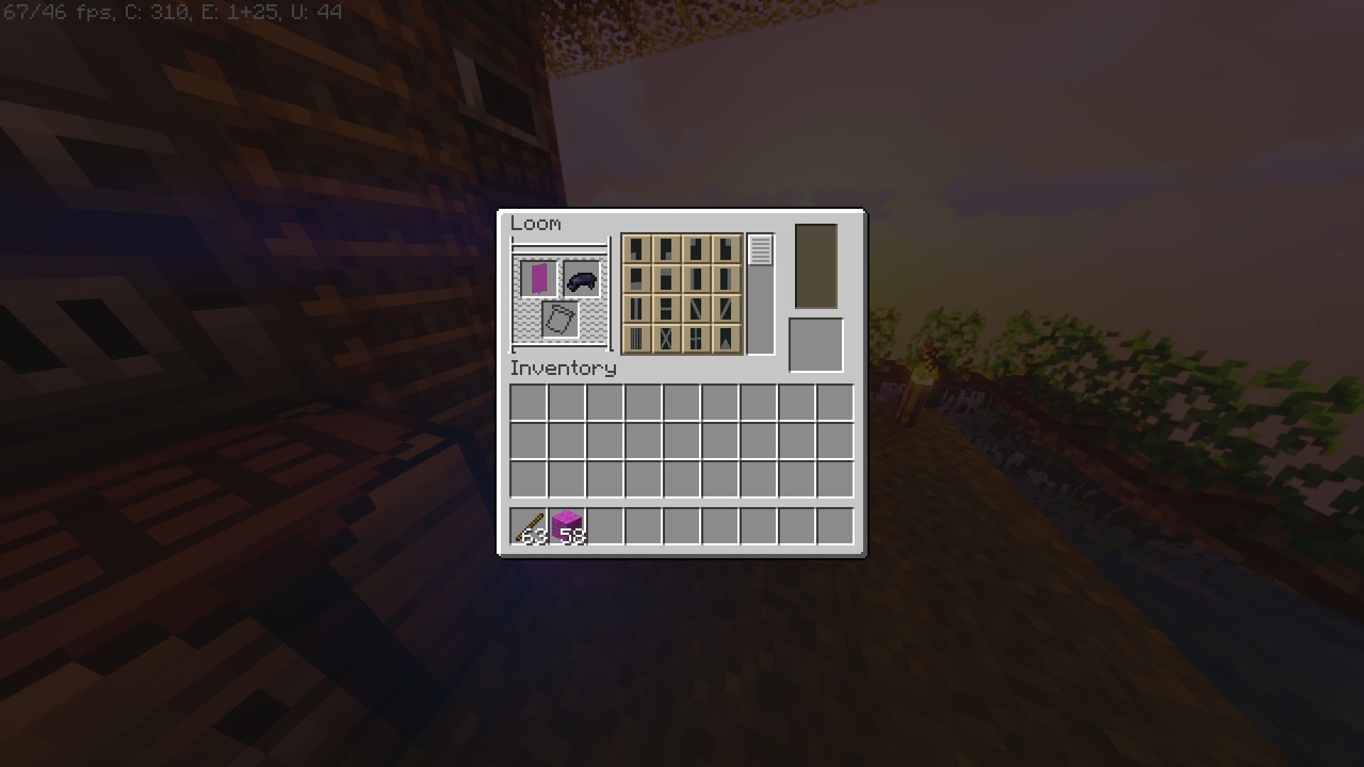 Making a custom banner (Image via Minecraft)