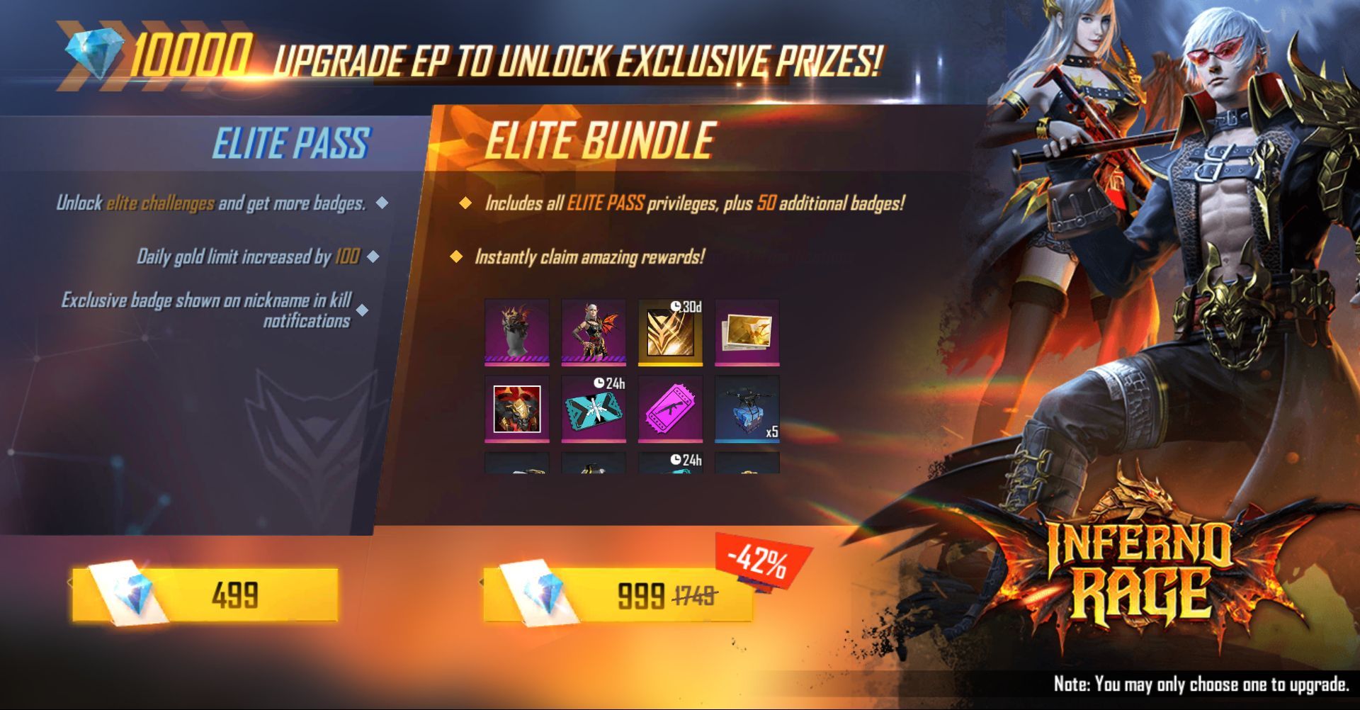 How To Get Free Diamonds And Upgrade To Elite Pass For Free In Garena  FREEFIRE 