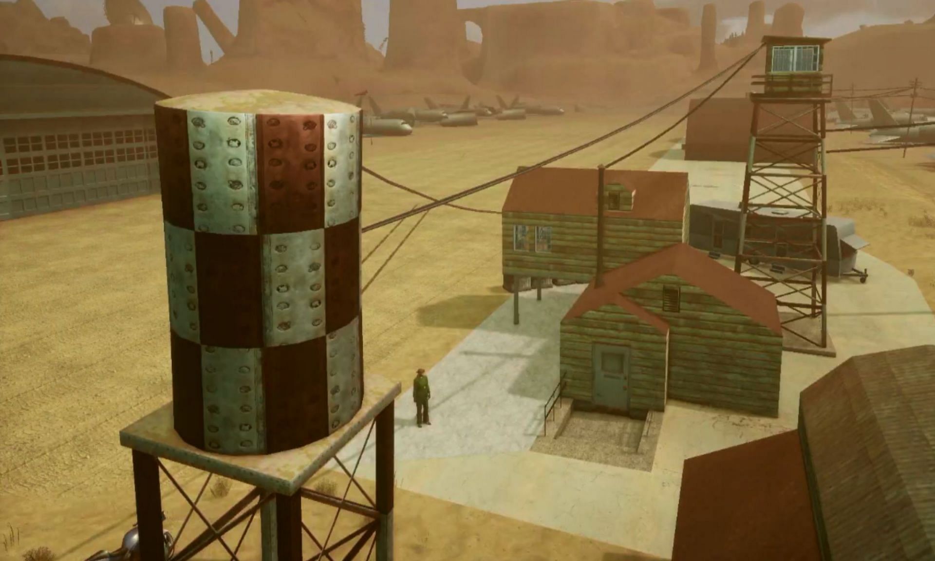 The abandoned AC tower in Bone County (Image via Rockstar Games)