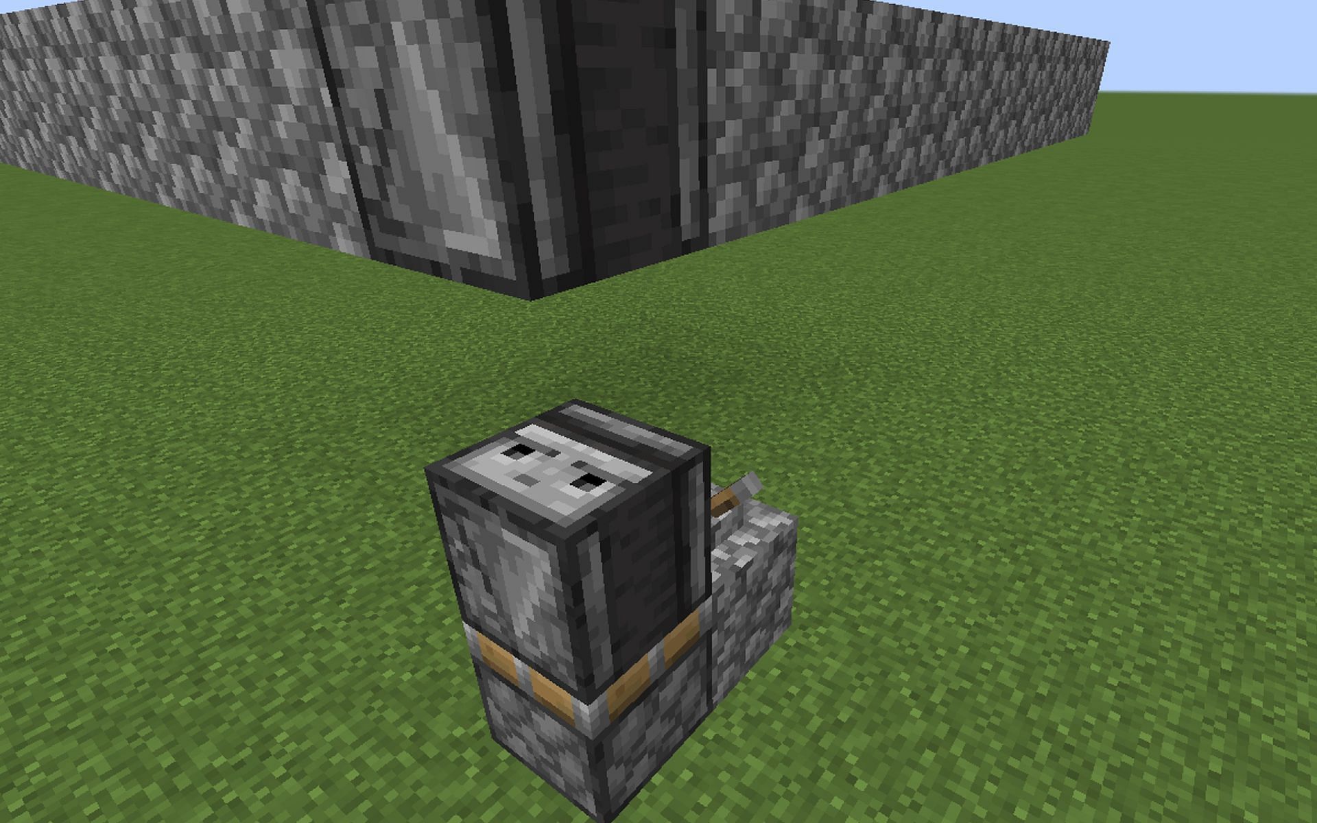 An image of a lag machine being built in-game. Image via Minecraft.
