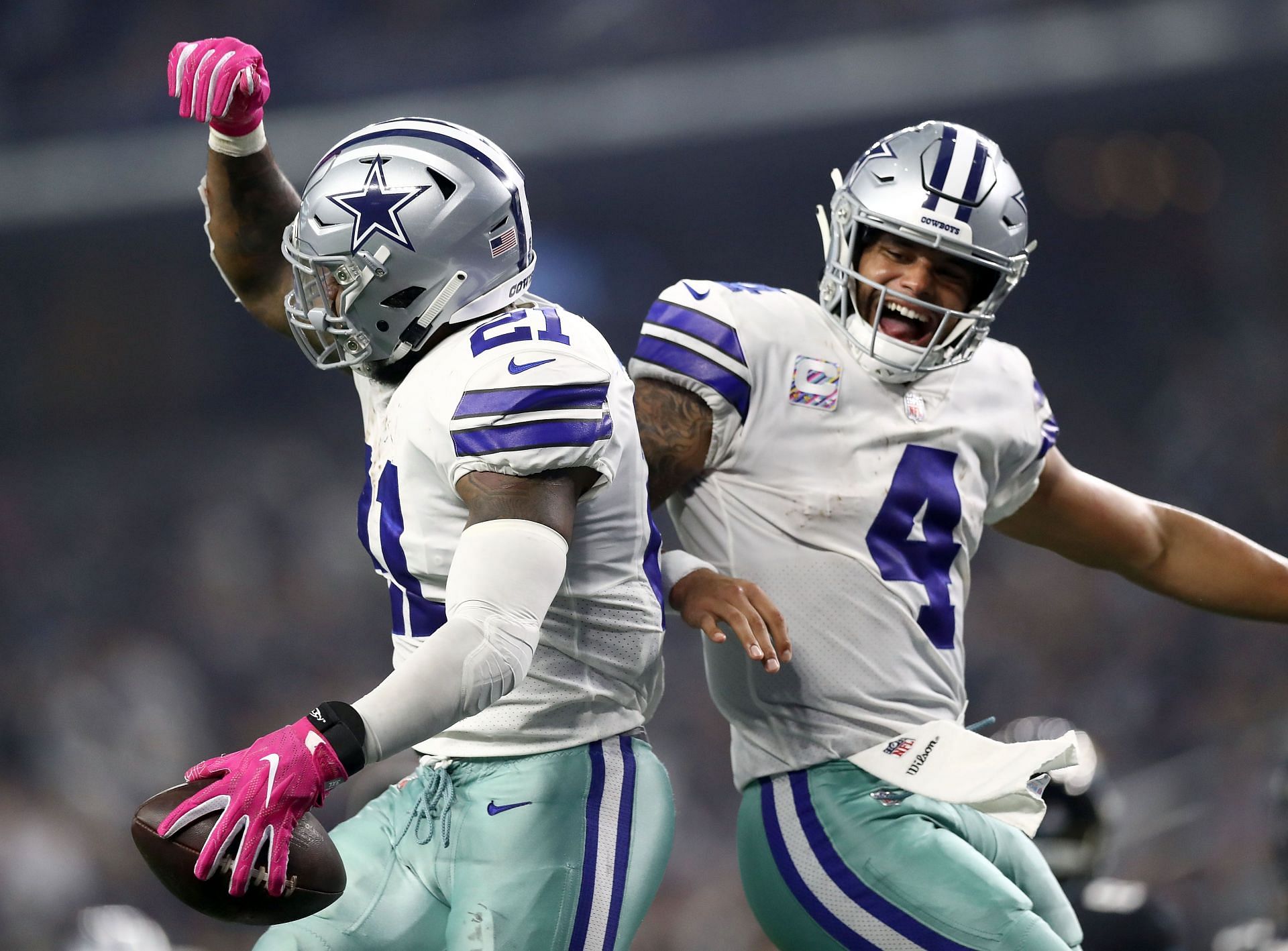 Dallas Cowboys Ezekiel Elliot and Dak Prescott