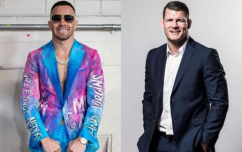 Colby Covington (left) and Michael Bisping (right) [Left photo via @ufc on Instagram]