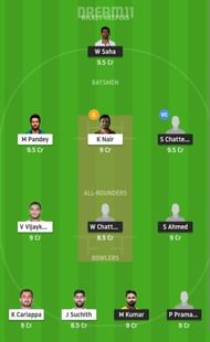 BEN vs KAR Dream11 Fantasy Suggestion #2