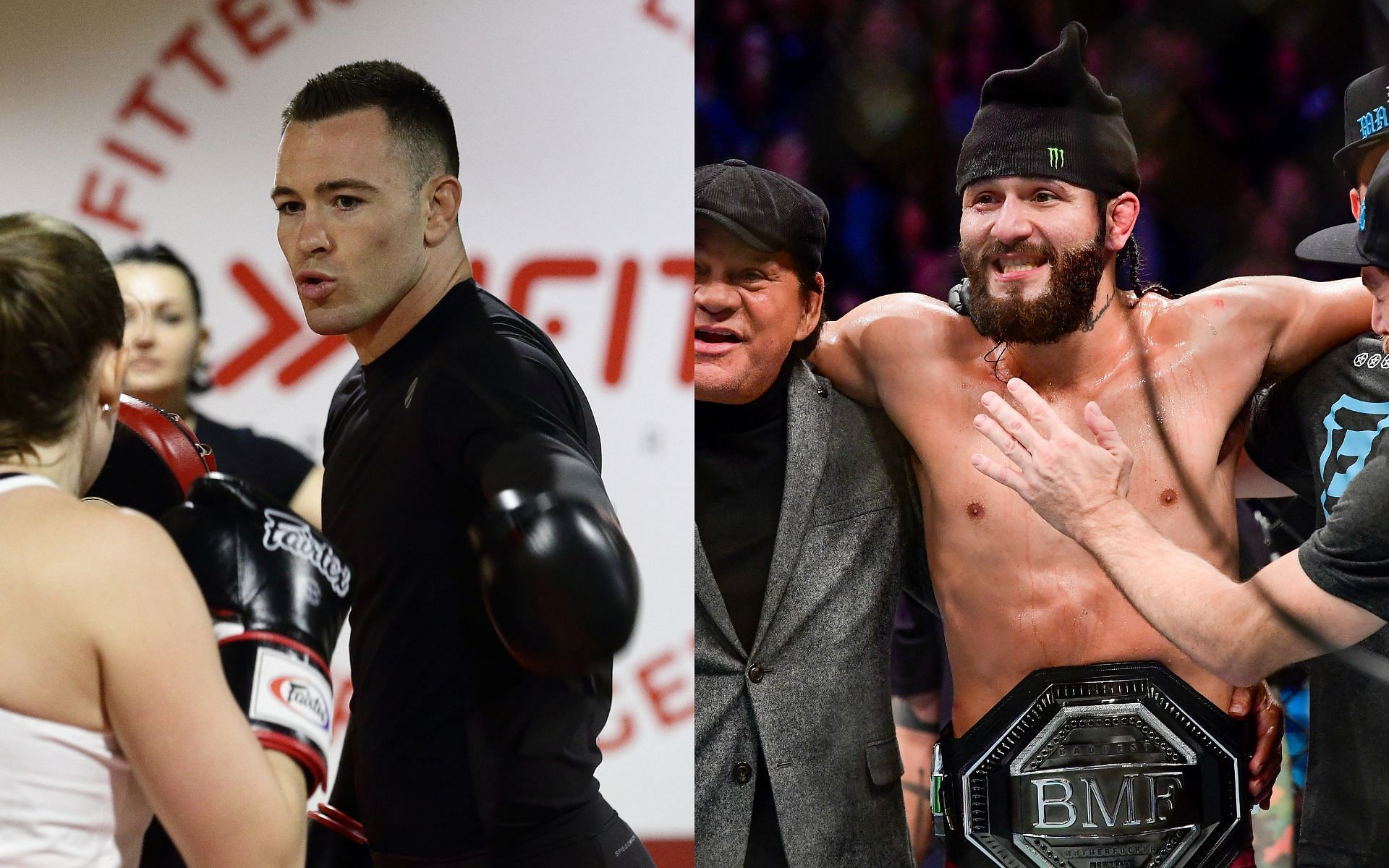 UFC welterweight contenders Colby Covington (left) and Jorge Masvidal (right)