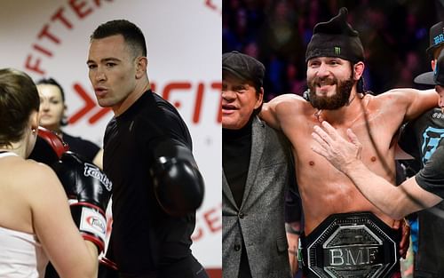 UFC welterweight contenders Colby Covington (left) and Jorge Masvidal (right)