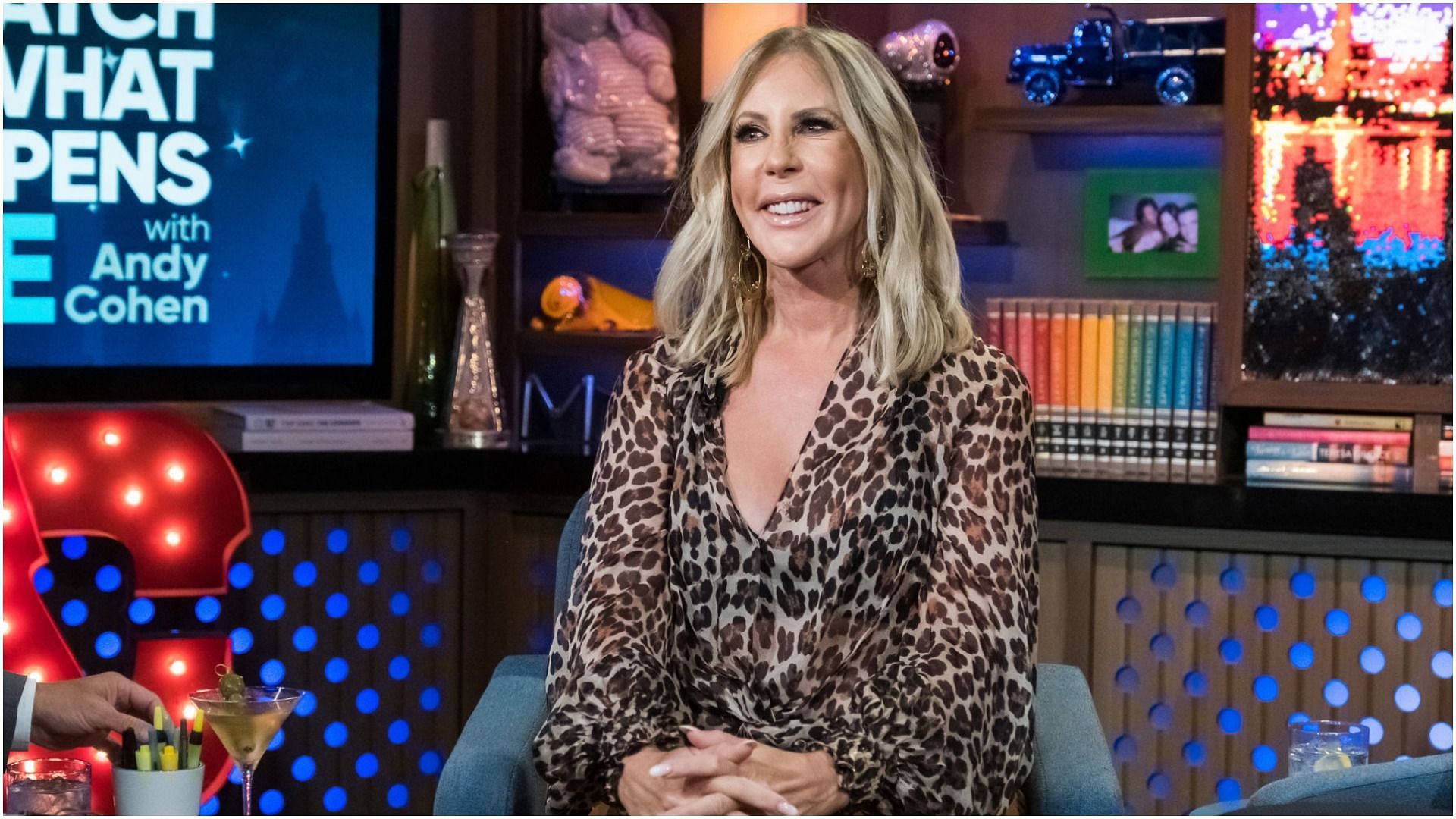 Vicki Gunvalson in Watch What Happens Live with Andy Cohen (Image by Charles Sykes/Bravo/NBCU Photo Bank/NBCUniversal by Getty Images)