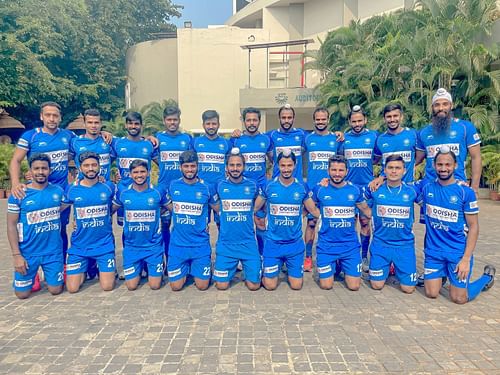 The Indian men's hockey team. (PC: Hockey India)