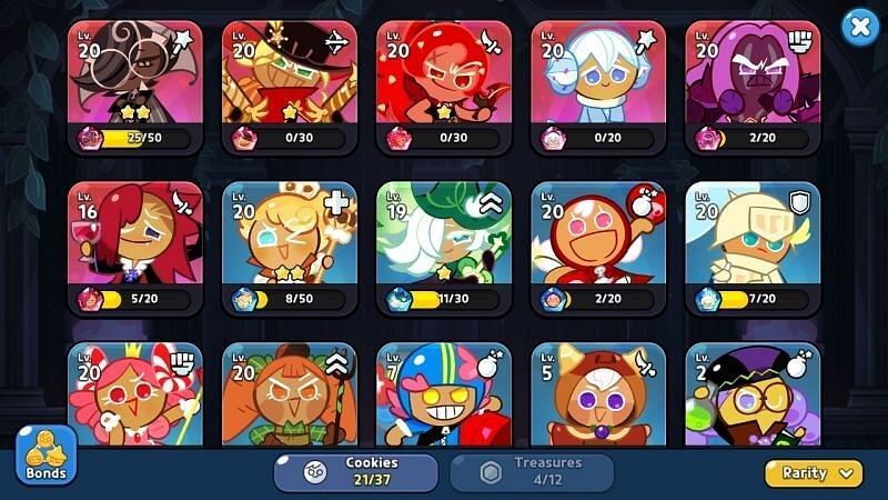 Upgrading the Cookies is important and requires significant amounts of various in-game currency (Image via Cookie Run Kingdom)