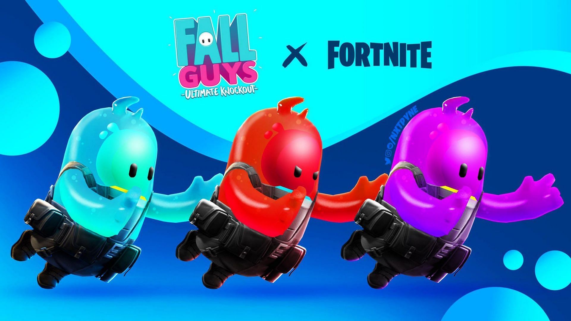 Fortnite x Fall Guys collaboration seems to be back on the table (Image via nxtpyne/Twitter)