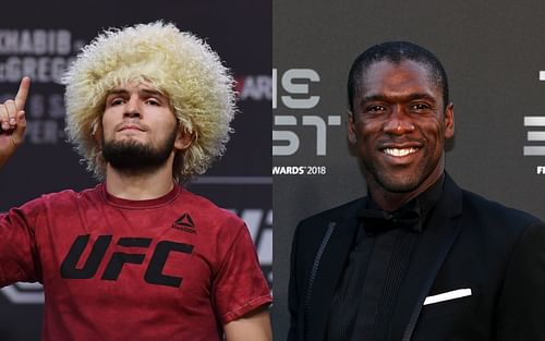 MMA superstar Khabib Nurmagomedov (left) and football legend Clarence Seedorf (right)