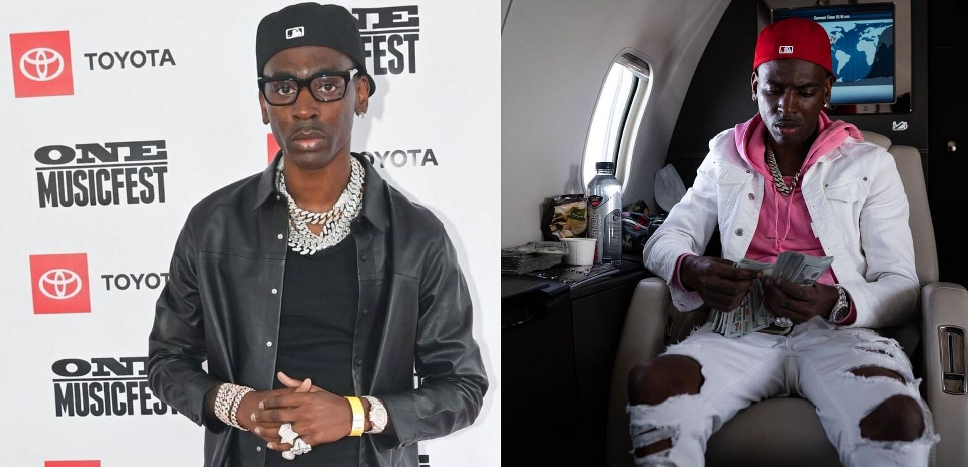Young Dolph (Image via Prince Williams/Getty Images, and youngdolph/Instagram)