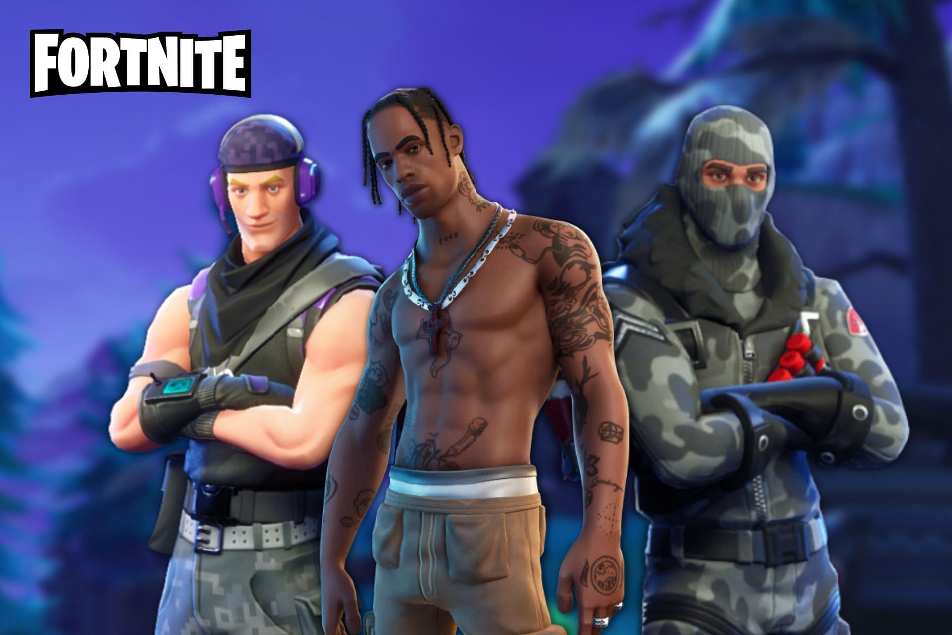 Top 5 least used skins in Fortnite Chapter 2 Season 8 (image via Sportskeeda)