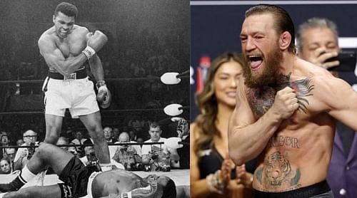 Muhammad Ali (left) and Conor McGregor (right)