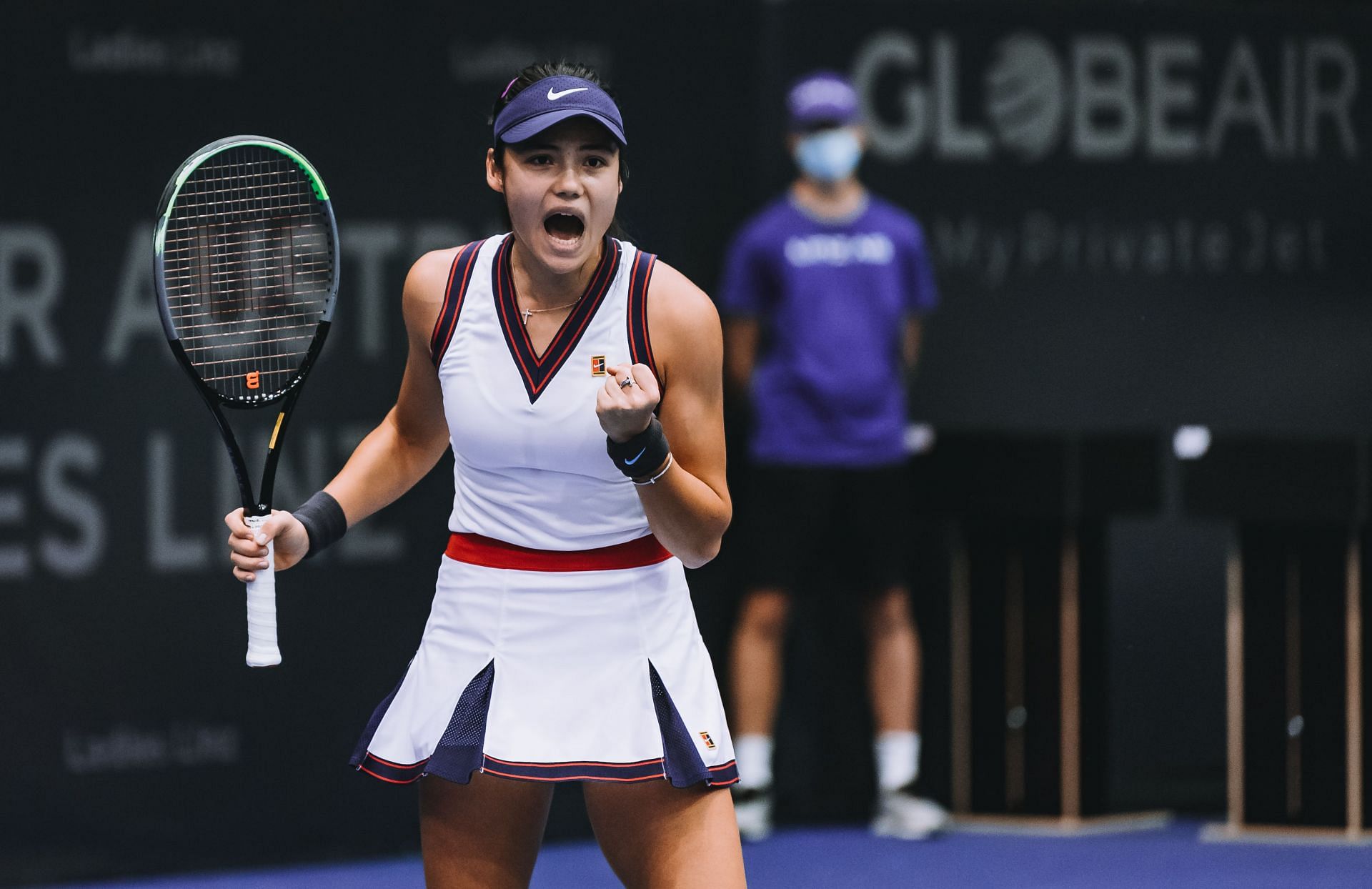 Emma Raducanu during the WTA Upper Austria Ladies Linz event