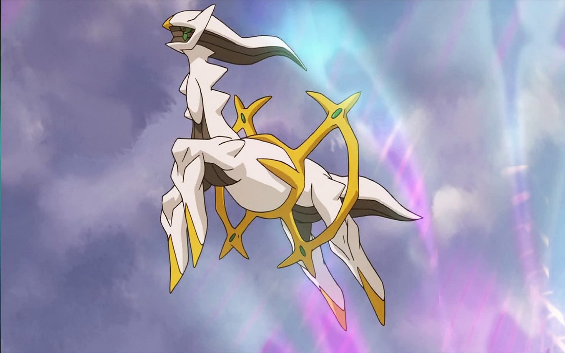 Arceus in the anime. (Image via The Pokemon Company)