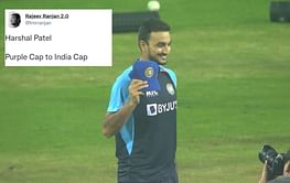 "Exciting, intelligent and effective" - Twitter praises Harshal Patel following India debut in 2nd T20I vs New Zealand