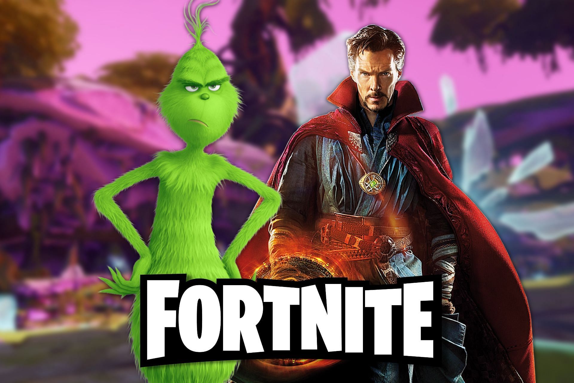 Fortnite Chapter 2 Season 9 is all set to feature Dr. Strange and Grinch, according to the leaks (Image via Sportskeeda)