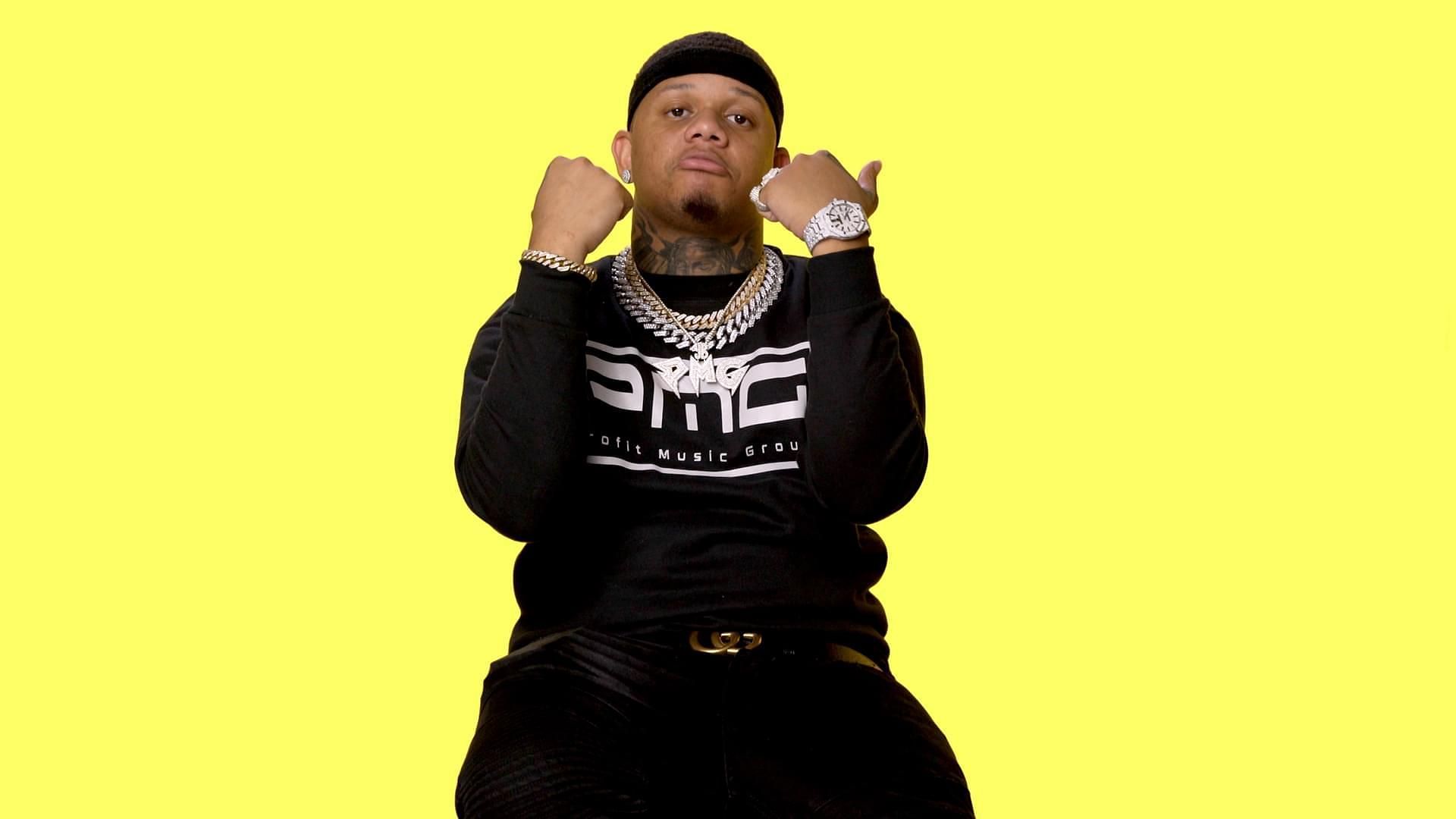 Rapper Yella Beezy was arrested on charges of alleged child endangerment and possession of a weapon (Image via Getty Images)