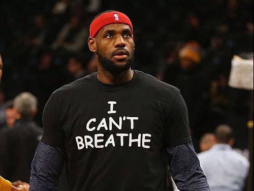 LeBron James brings back his "Rest in Peace" message to Ahmaud Arbery after the court handed down a guilty verdict to the suspects. [Photo: Insider]