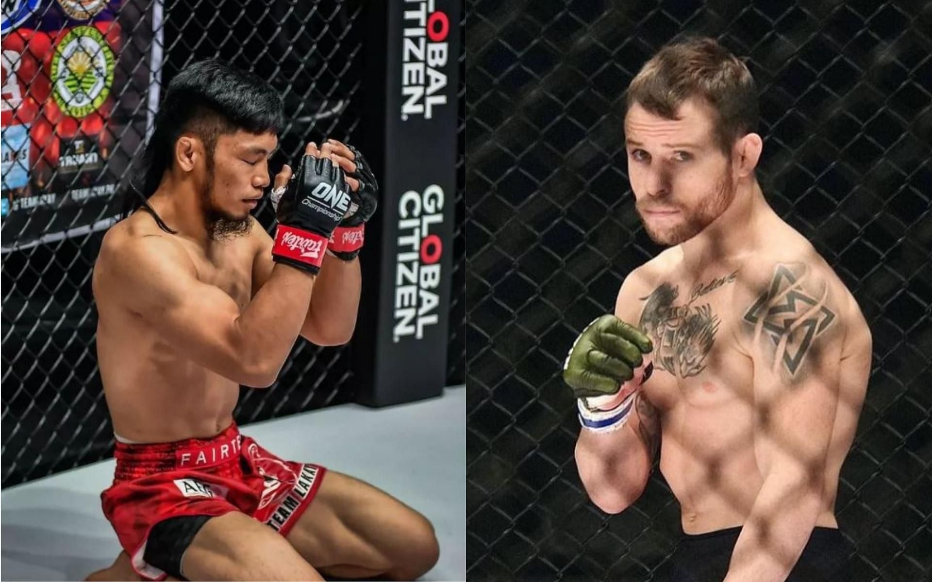 ONE Championship strawweight Lito Adiwang (left) and newcomer Jarred Brooks (right) will fight in the main event of ONE: NEXTGEN III. (Images credit: @litoadiwang and @the_monkeygod on Instagram)