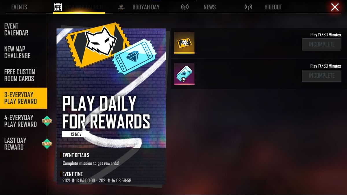 How to get free custom room cards in Free Fire