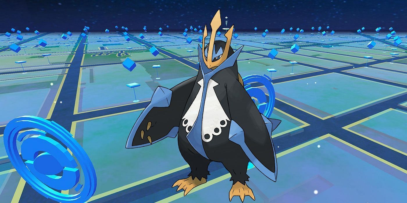 Empoleon has three major weaknesses, which allow for many different counter moves and Pokemon (Image via Niantic)