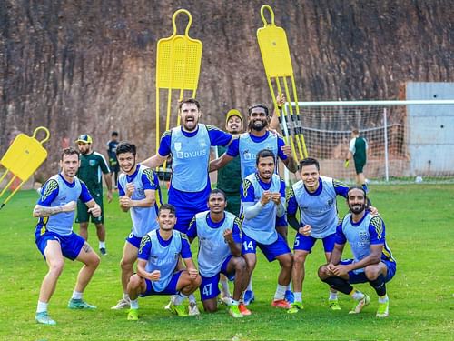 Kerala Blasters FC finished around the bottom the previous season. (Image: Kerala Blasters)