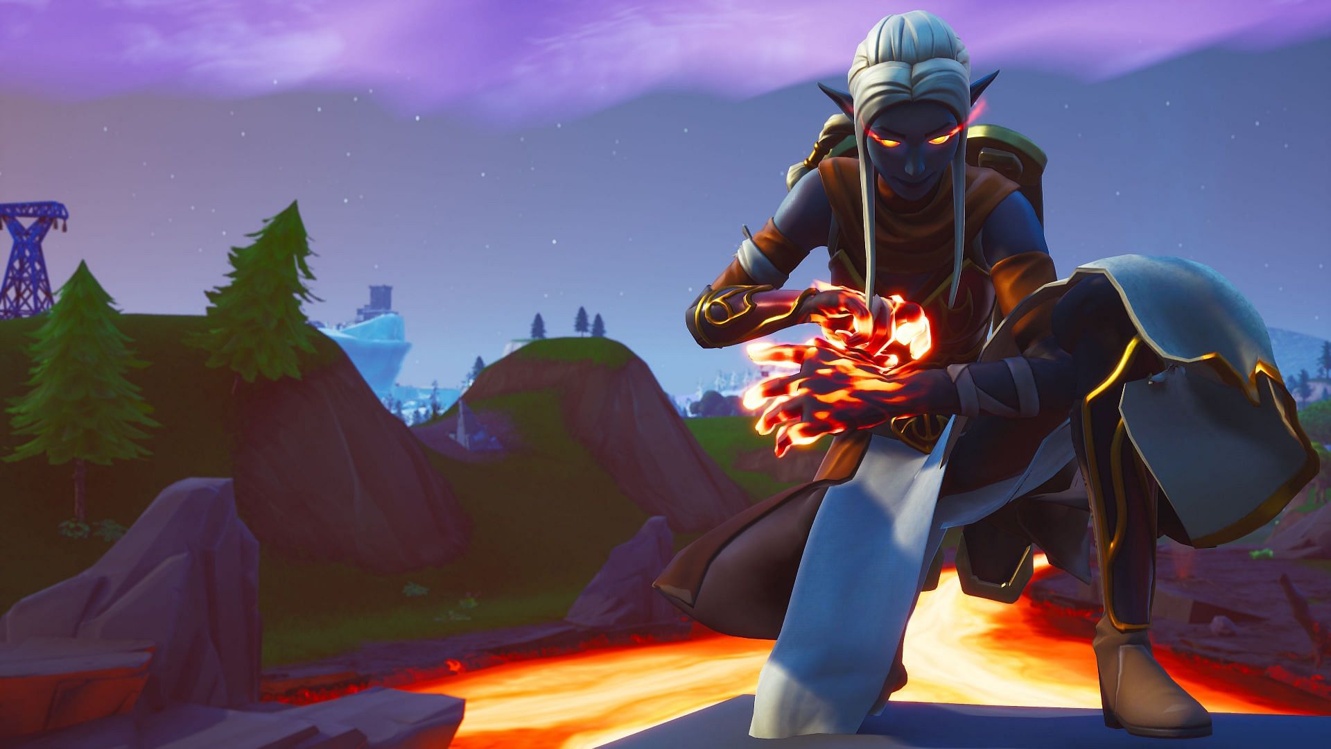 Ember is arriving on the Fortnite map and bringing a new questline. (Image via Epic Games)