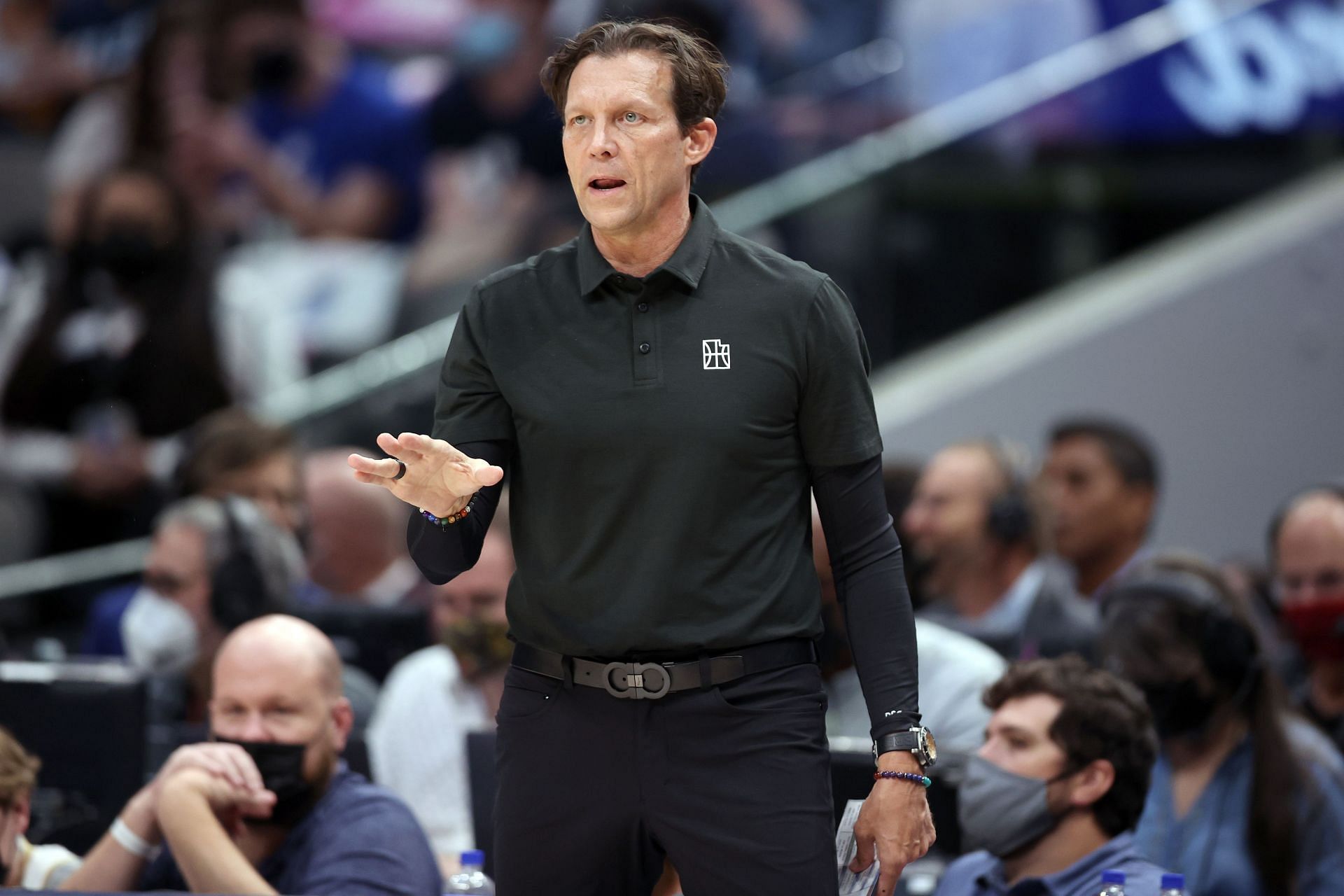 Utah Jazz head coach Quin Snyder