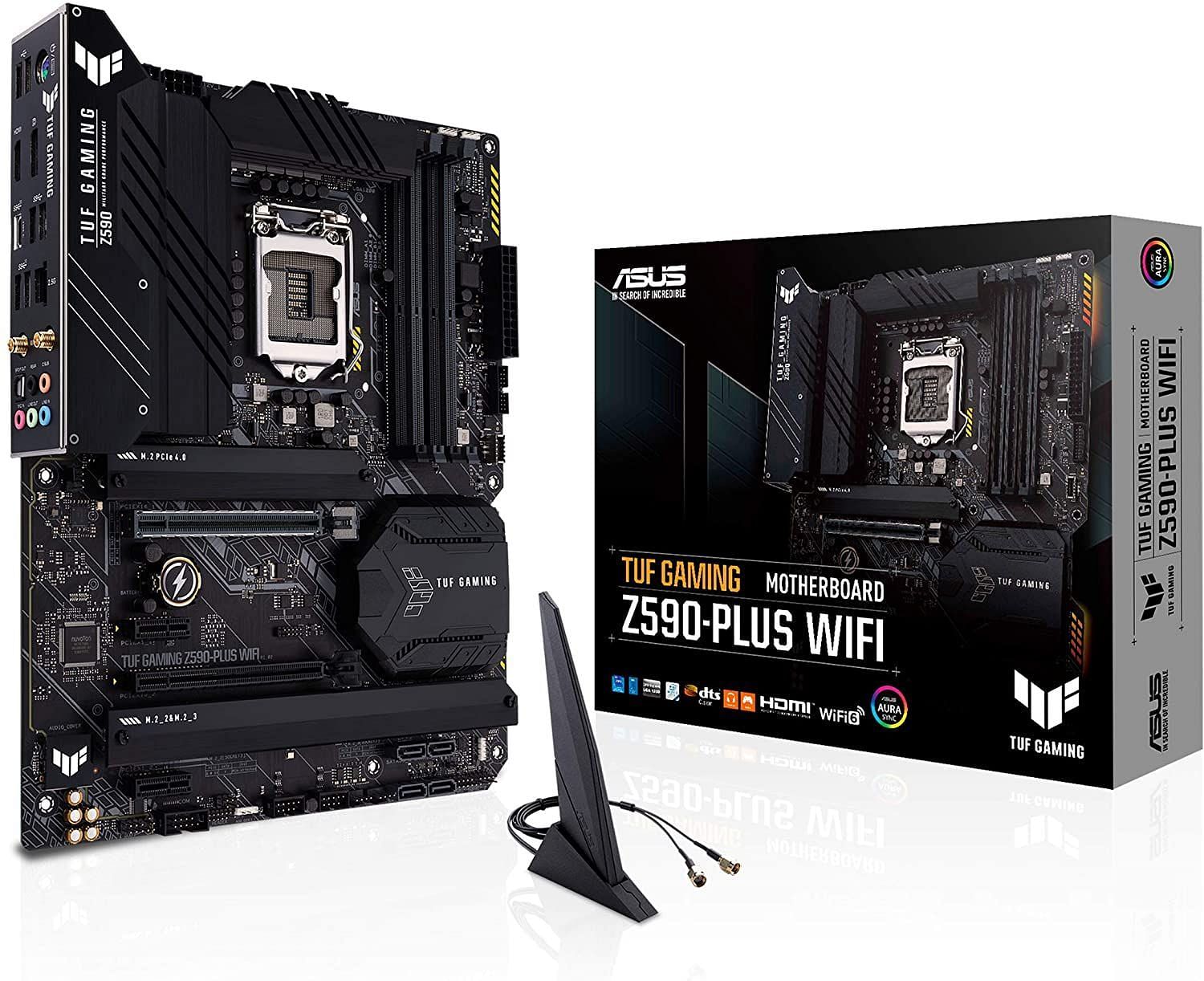 ASUS TUF Gaming Z590 plus Wifi (Intel) (image via amazon)