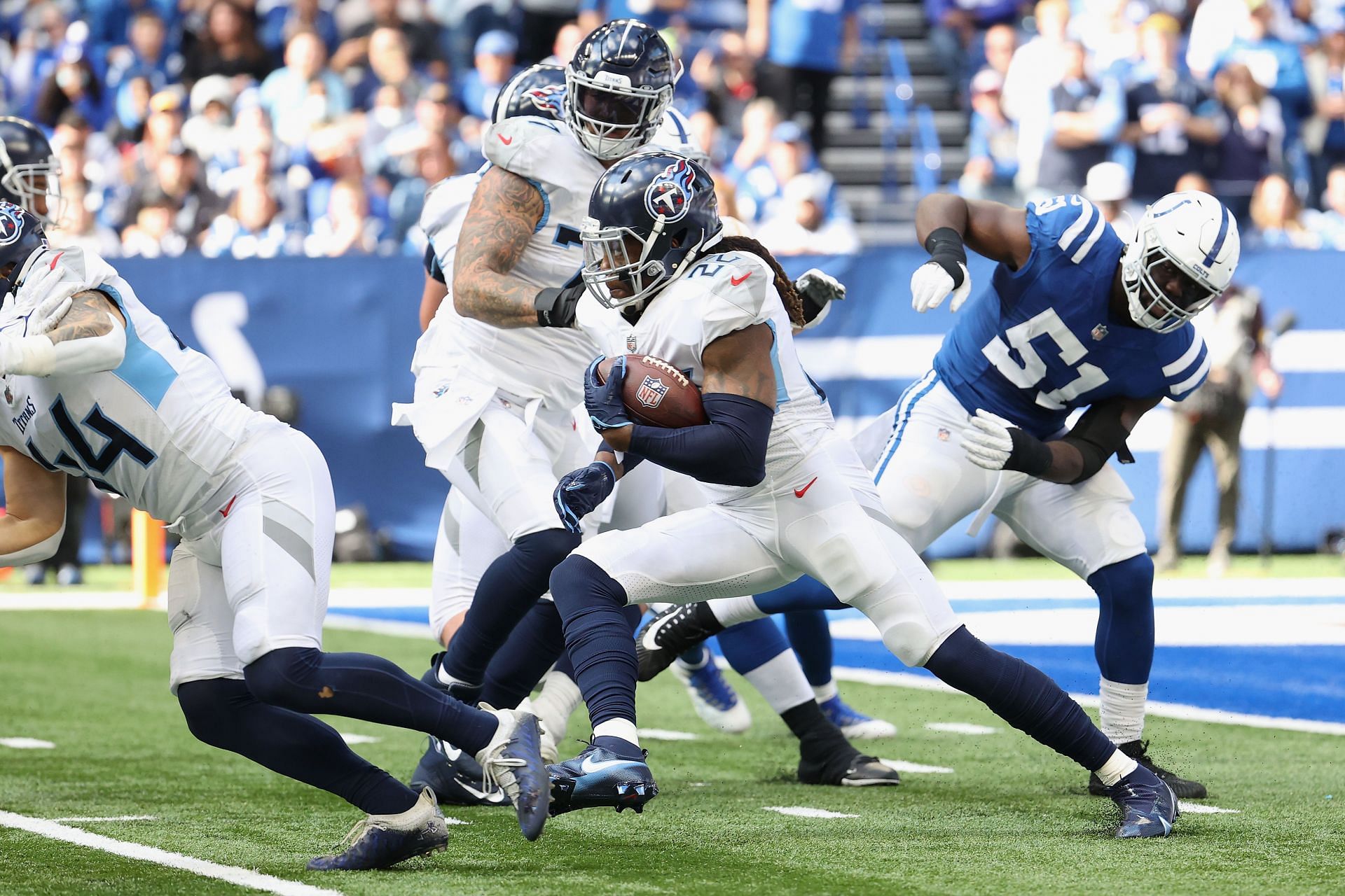 Tennessee Titans RB Derrick Henry v Indianapolis Colts
