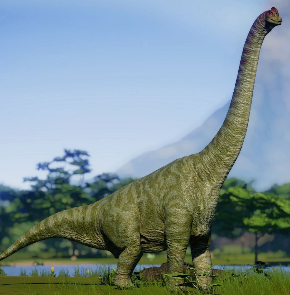 Brachiosaurus (Image via Jurassic World Evolution)