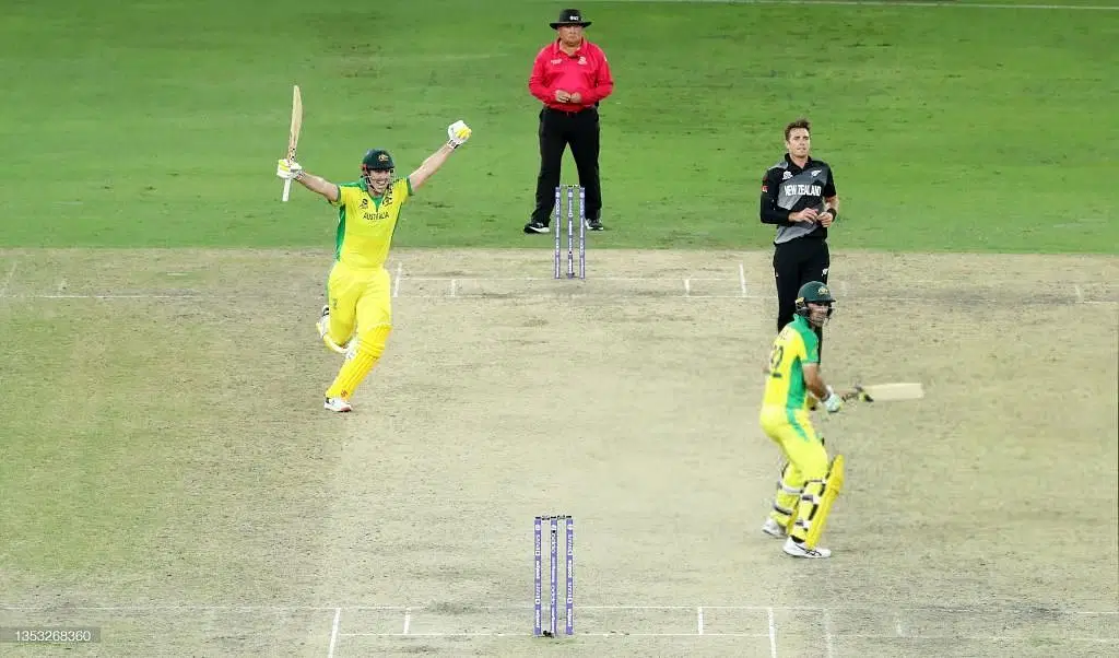 The winning moment
