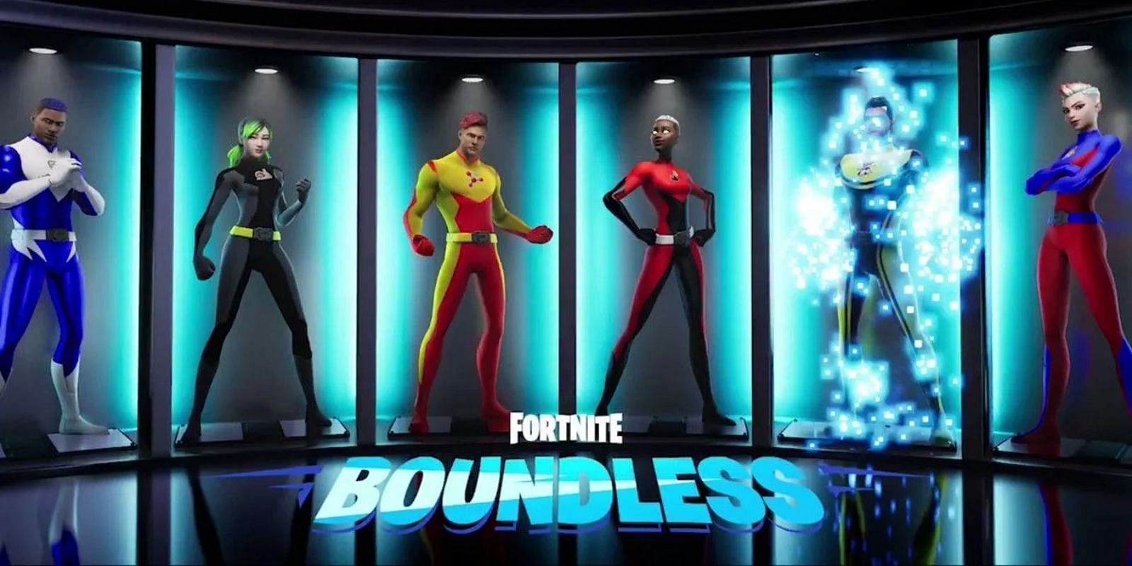 Boundless skins were totally customizable, making them diverse in their advantage (Image via Epic Games)