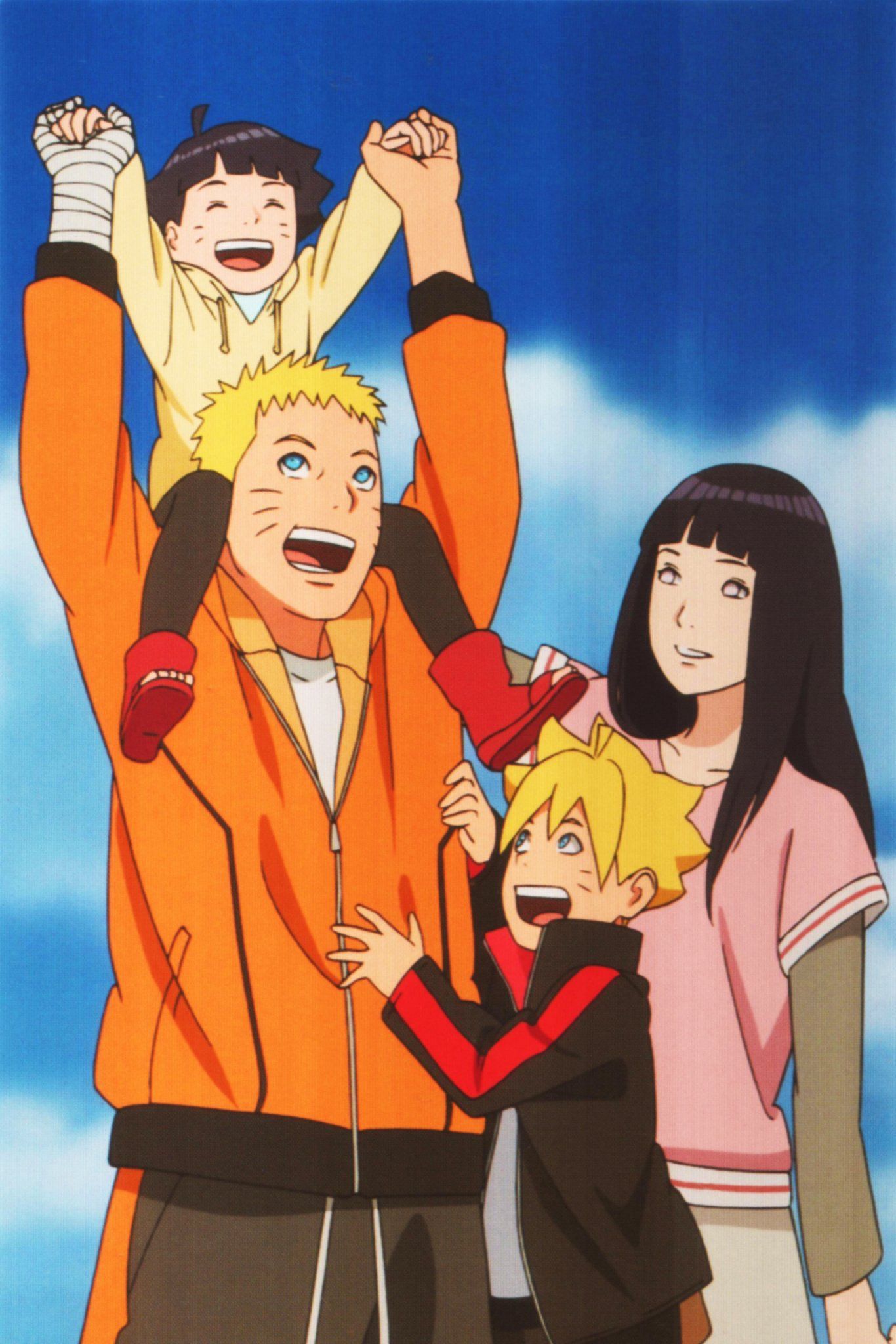 Naruto Uzumaki and his family (Image via Twitter/ @Ninjaexblade)