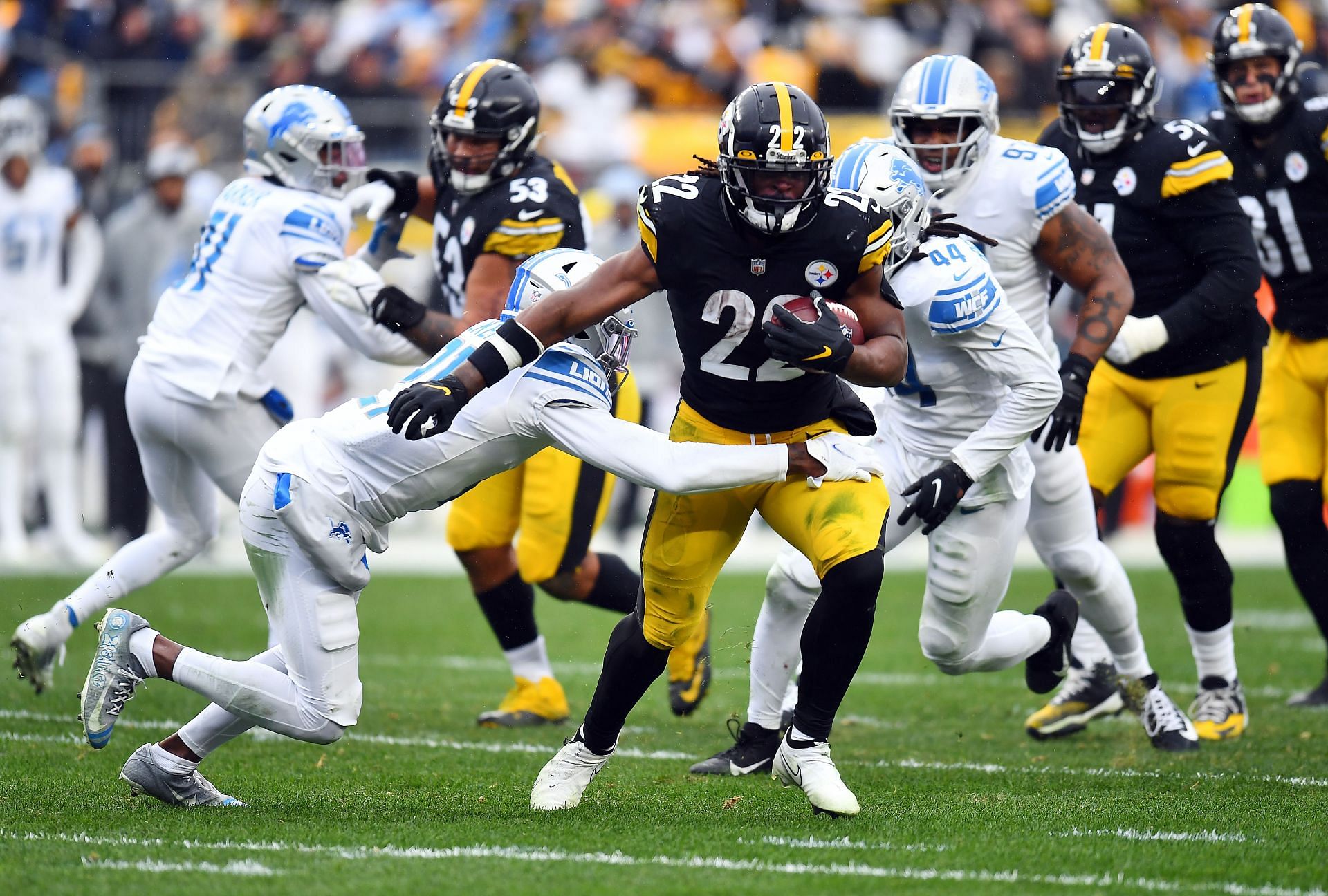 Pittsburgh Steelers RB Najee Harris vs. Detroit Lions