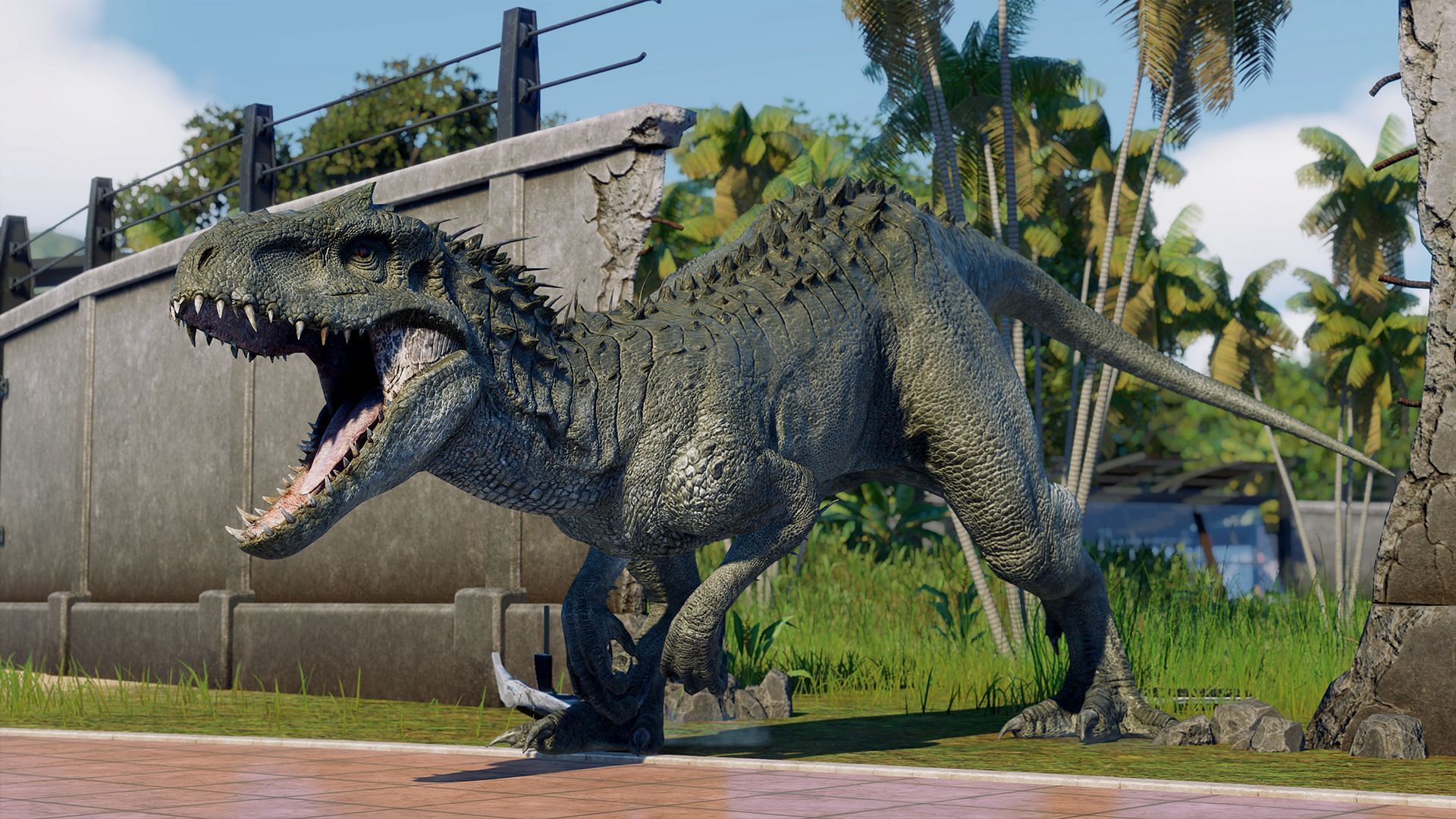 Indominus Rex (Image via Jurassic World Evolution 2)