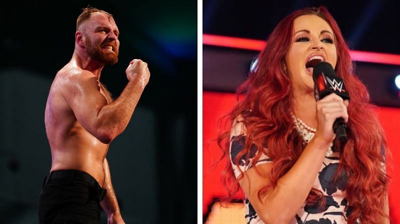 Jon Moxley (L) and Maria Kanellis (R) are both open to a WWE return