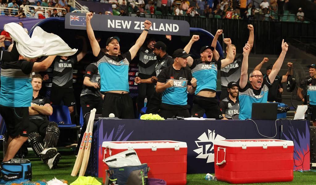 Neesham, with a sigh of relief after New Zealand won