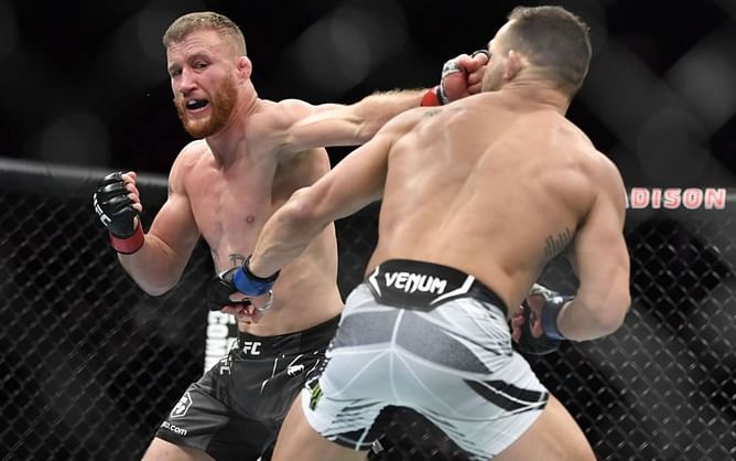 Justin Gaethje 'regrets' opting to fight smart and win rather than trying to knock Michael Chandler out at UFC 268