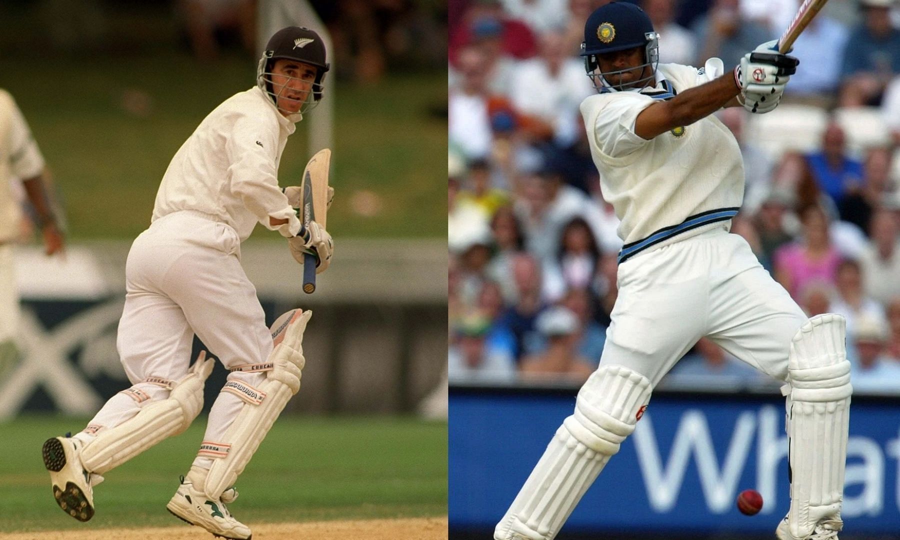 Gary Stead (left) and Rahul Dravid. Pics: Getty Images