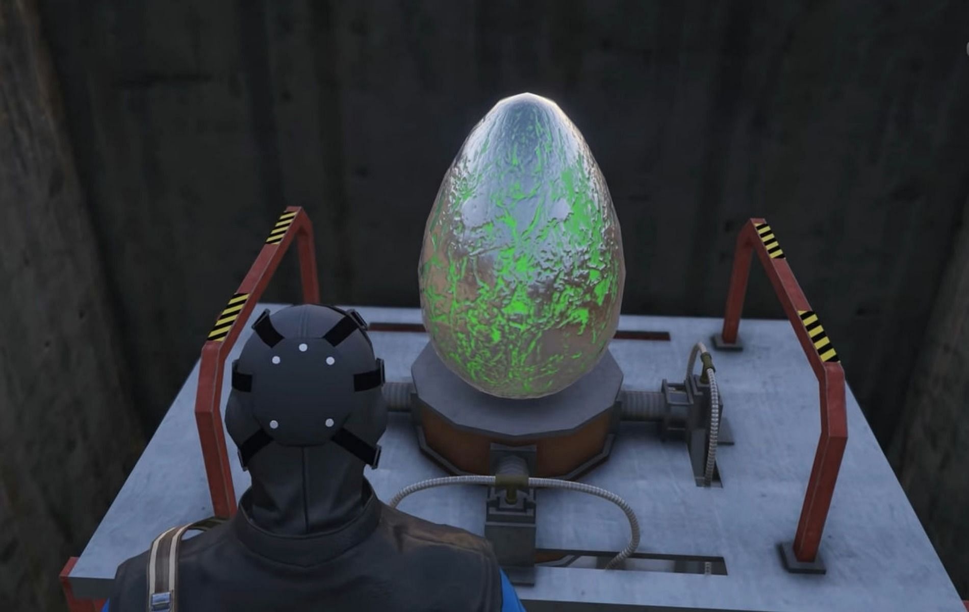 An Alien Egg in GTA Online (Image via GTA Series Videos, YouTube)