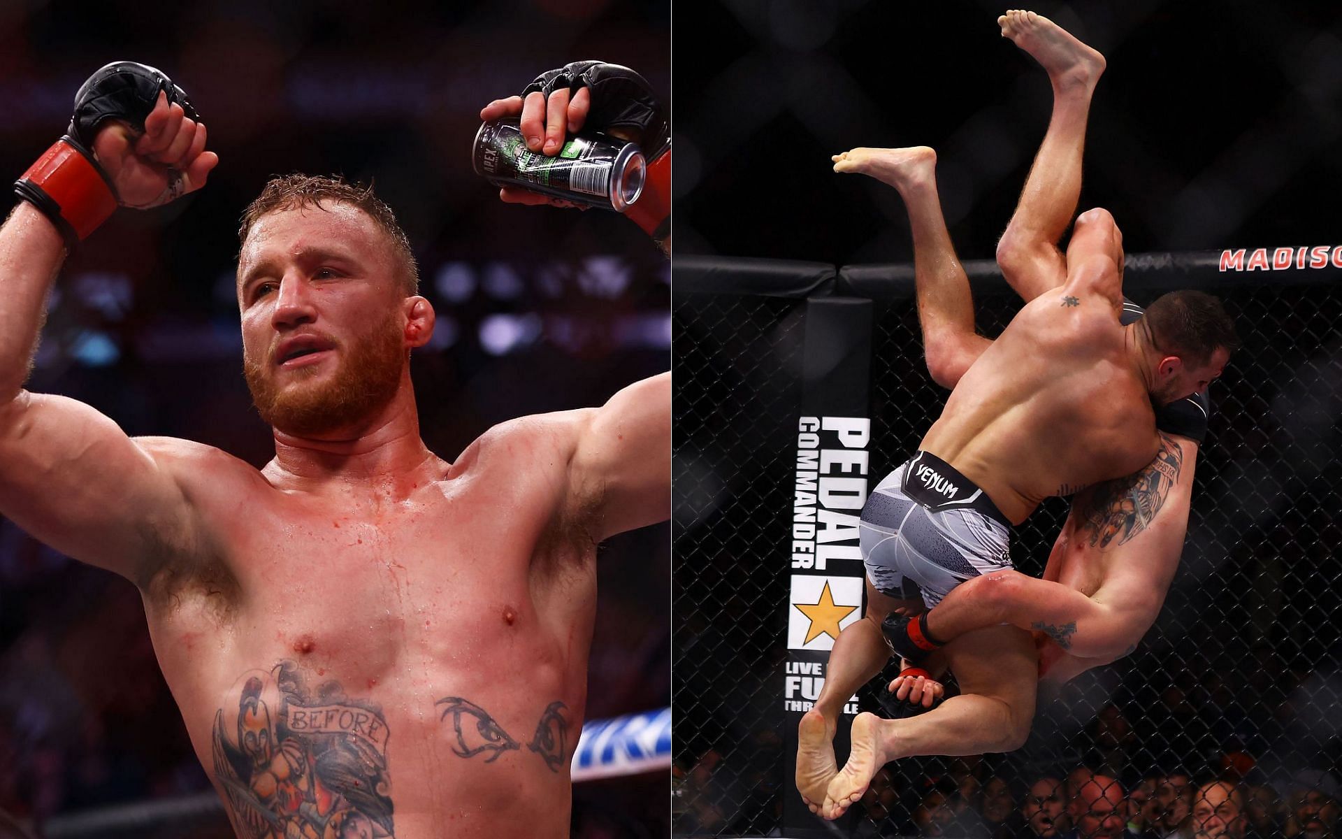 Justin Gaethje and Michael Chandler went to war at UFC 268