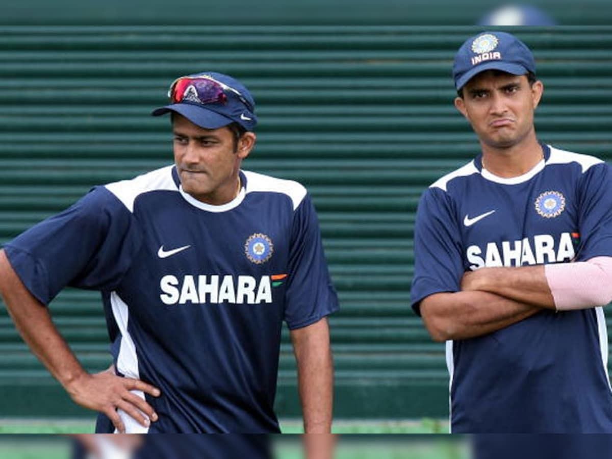 Sourav Ganguly and Anil Kumble [Image- BCCI]