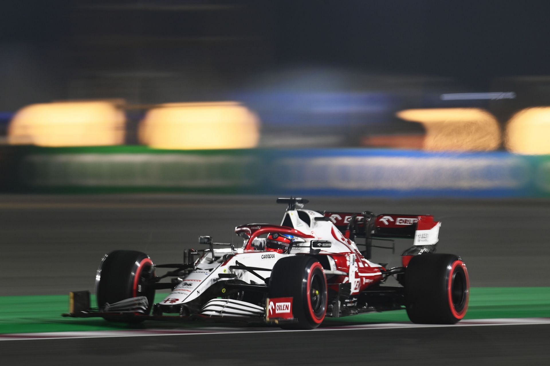 F1 Grand Prix of Qatar - Kimi Raikkonen during qualifying on Saturday.