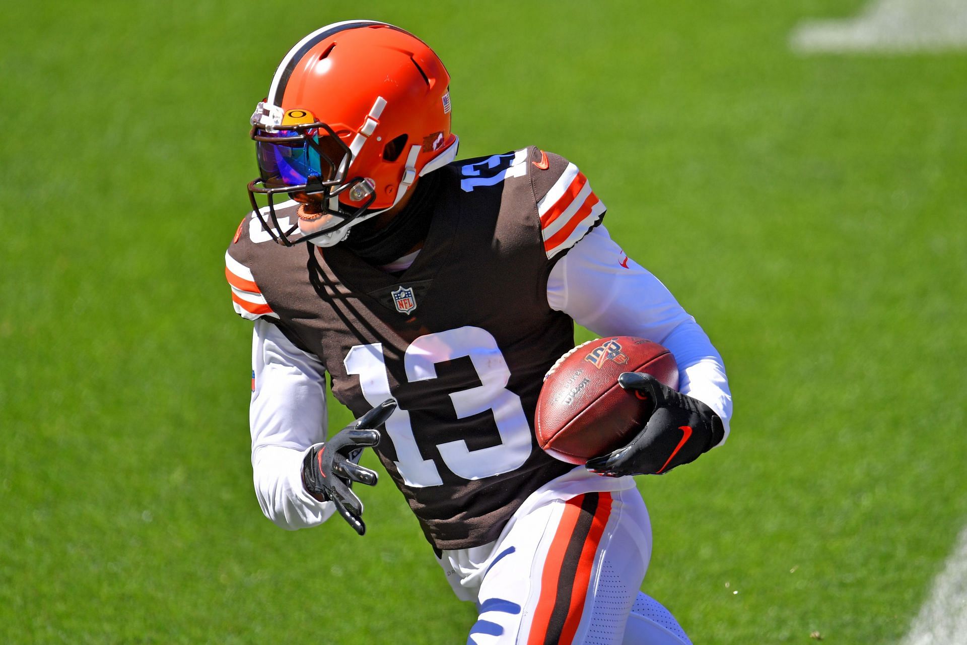 Odell Beckham Jr. at the Cleveland Browns Training Camp