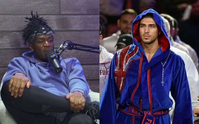 "He has been fighting farmers" - KSI slams Tommy Fury for not being able to knock out Anthony Taylor in his last fight